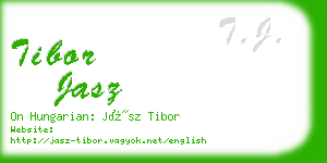 tibor jasz business card